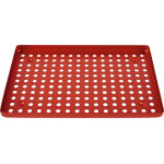 Alu-Tray - 1 db, piros, mit Perforierung - 416945