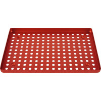 Alu-Tray - 1 db, piros, mit Perforierung - 416945