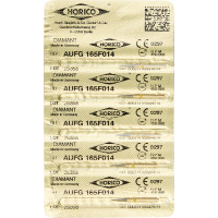 Diamant AuFG 165, gyémántcsiszoló, sárga, ISO 014, 5 darab