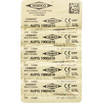 Diamant AuFG 198, gyémántcsiszoló, zöld, ISO 016, 5 darab