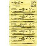 Diamant AuFG 273, gyémántcsiszoló, sárga, ISO 012, 5 darab