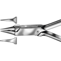 Draht- u. Bogenbiegzange, 1 darab, HSL 403-12, 125 mm