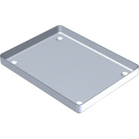 ALUMINIUM TRAY - 1 db, Tray silber 18 x 14 cm - PN181460-1