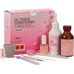 GC TISSUE CONDITIONER - Intropackung 90 g Pulver, 101 ml Flüssigkeit, 15 ml Coating, Zubehör fehér - 2895