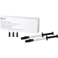 Dyract (flow) (A2), Tömőanyag (Kompomer), fecskendő, fluoridtartalmú, röntgenopák, Kompomer, 1 ml, 2x1 darab