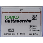 Guttapercha Spitzen, 10 darab, ISO 090 Guttapercha Spitzen, 10 darab, ISO 090