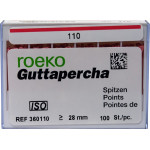 Guttapercha Spitzen, 10 darab, ISO 110 Guttapercha Spitzen, 10 darab, ISO 110