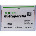 Guttapercha Spitzen, 10 darab, ISO 130 Guttapercha Spitzen, 10 darab, ISO 130