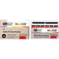 DiaDent® ML.029™ Guttapercha-csúcs, ISO 040, 120 darab