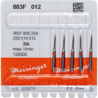 Diamanten 863, gyémántcsiszoló, piros, ISO 012, RA, 5 darab