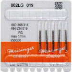 Diamanten 802L, gyémántcsiszoló, zöld, ISO 019, FG, 5 darab