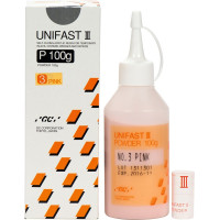 GC UNIFAST III - utántöltő csomag 100 g Pulver N°3 rózsaszín - 2675