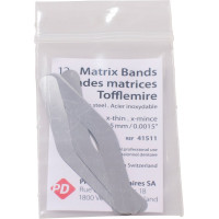 Matrizen nach Tofflemire - 12 darabos csomag, Typ 1, Stärke 0,035 mm, für Erwachsene - 41511 Matrizen nach Tofflemire - 12 darabos csomag, Typ 1, Stärke 0,035 mm, für Erwachsene - 41511
