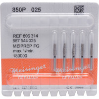 MEIPREP-DIAMANT, gyémántcsiszoló, FG 850P ISO 025, 5 darab