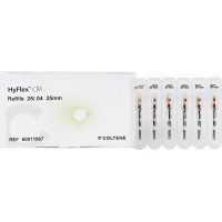 HyFlex® CM, NiTi, reszelő utántöltések, 25 mm, Taper.04 ISO 025, 6 darab