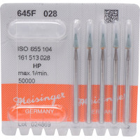 Keramische Schleifer 645, kerámia-csiszoló, zöld, ISO 028, finom, HP, 5 darab