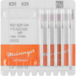 Keramische Schleifer 638, kerámia-csiszoló, rózsaszín, ISO 025, HP, 5 darab