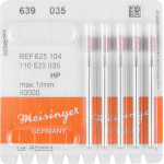 Keramische Schleifer 639, kerámia-csiszoló, rózsaszín, ISO 035, HP, 5 darab