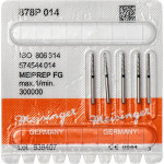 MEIPREP-DIAMANT, gyémántcsiszoló, FG 878P ISO 014, 5 darab
