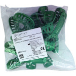 ABFORMLÖFFEL - 10 darabos csomag, alsó, méret 4, zöld - 640-054