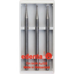Chirurgie Fräser HM C141 - 3 darabos csomag, HP, Figur 001, ISO 014 - C141.104.014