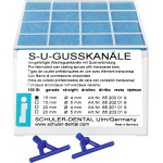 Viasz öntocsatorna, (15 x 4 mm), egyenes, rövid, Műanyag, 100 darab