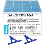 Viasz öntocsatorna, (20 x 4 mm), egyenes, hosszú, Műanyag, 100 darab