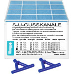 Viasz öntocsatorna, (20 x 5 mm), egyenes, hosszú, Műanyag, 100 darab