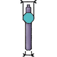 Thowax, Öntocsapok, 6 mm, 250 darab