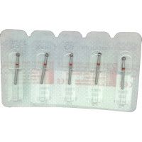 Omni Diamanten 801, gyémántcsiszoló, piros ISO 023, 5 darab