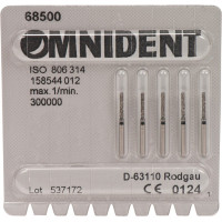 Omni Diamanten 842, gyémántcsiszoló, fekete ISO 012, 5 darab