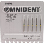 Omni Diamanten 863, gyémántcsiszoló, sárga ISO 012, 5 darab Omni Diamanten 863, gyémántcsiszoló, sárga ISO 012, 5 darab