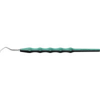DEPPELER Titan-Implantatküretten - 1 db, mit DMSV Griff, zöld - AD 23 RDMS