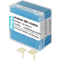 skabets MK-VARIO Nachfüllpackung 25 darab, Unterkiefer Molar H MIT LG rechts skabets MK-VARIO Nachfüllpackung 25 darab, Unterkiefer Molar H MIT LG rechts