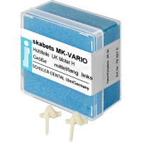 skabets MK-VARIO Nachfüllpackung 25 darab, Unterkiefer Molar H MIT LG links skabets MK-VARIO Nachfüllpackung 25 darab, Unterkiefer Molar H MIT LG links