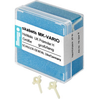 skabets MK-VARIO Nachfüllpackung 25 darab, Unterkiefer Prämolar H groß lang skabets MK-VARIO Nachfüllpackung 25 darab, Unterkiefer Prämolar H groß lang