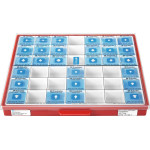skabets MK-VARIO, Viaszprofilok - Hídtagok, fehér, 10x28 darab