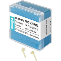 skabets MK-VARIO (R) (S) (2), Viaszprofilok - Hídtagok, fehér, jobb, S (kicsi), 25 darab skabets MK-VARIO (R) (S) (2), Viaszprofilok - Hídtagok, fehér, jobb, S (kicsi), 25 darab
