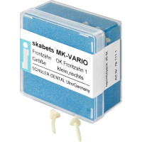 skabets MK-VARIO (R) (S) (1), Viaszprofilok - Hídtagok, fehér, jobb, S (kicsi), 25 darab skabets MK-VARIO (R) (S) (1), Viaszprofilok - Hídtagok, fehér, jobb, S (kicsi), 25 darab