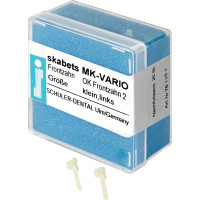 skabets MK-VARIO Nachfüllpackung 25 darab, Oberkiefer Frontzahn 2 klein links skabets MK-VARIO Nachfüllpackung 25 darab, Oberkiefer Frontzahn 2 klein links