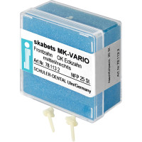 skabets MK-VARIO Nachfüllpackung 25 darab, Oberkiefer Eckzahn mittel rechts skabets MK-VARIO Nachfüllpackung 25 darab, Oberkiefer Eckzahn mittel rechts