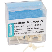 skabets MK-VARIO (L) (M) (1), Viaszprofilok - Hídtagok, fehér, bal, M (közepes), 25 darab skabets MK-VARIO (L) (M) (1), Viaszprofilok - Hídtagok, fehér, bal, M (közepes), 25 darab