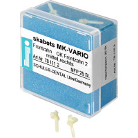 skabets MK-VARIO (L) (M) (2), Viaszprofilok - Hídtagok, fehér, bal, M (közepes), 25 darab skabets MK-VARIO (L) (M) (2), Viaszprofilok - Hídtagok, fehér, bal, M (közepes), 25 darab