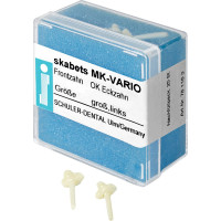 skabets MK-VARIO Nachfüllpackung 25 darab, Oberkiefer Eckzahn groß links skabets MK-VARIO Nachfüllpackung 25 darab, Oberkiefer Eckzahn groß links