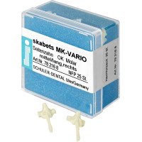 skabets MK-VARIO Nachfüllpackung 25 darab, Oberkiefer Molar MIT LG rechts skabets MK-VARIO Nachfüllpackung 25 darab, Oberkiefer Molar MIT LG rechts