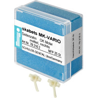 skabets MK-VARIO Nachfüllpackung 25 darab, Oberkiefer Molar mittel rechts skabets MK-VARIO Nachfüllpackung 25 darab, Oberkiefer Molar mittel rechts