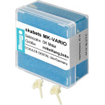 skabets MK-VARIO Nachfüllpackung 25 darab, Oberkiefer Molar MIT LG links skabets MK-VARIO Nachfüllpackung 25 darab, Oberkiefer Molar MIT LG links