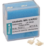 skabets MK-VARIO Nachfüllpackung 25 darab, Unterkiefer Molar mittel links skabets MK-VARIO Nachfüllpackung 25 darab, Unterkiefer Molar mittel links