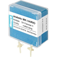 skabets MK-VARIO Nachfüllpackung 25 darab, Oberkiefer Prämolar H mittel lang skabets MK-VARIO Nachfüllpackung 25 darab, Oberkiefer Prämolar H mittel lang