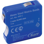 Stahl Matrizenbänder - Rolle 3 m Band Breite 7 mm, Stärke 0,045 mm - 499 C